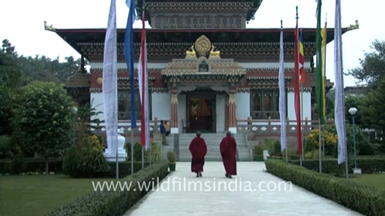 1147.Japanese Temple and Bhutanese Monastery in Bodhgaya.mov