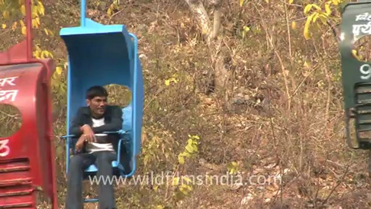 1162.People enjoying trolley ride in Rajgir.mov