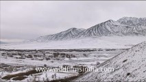 1245.Snow covered mountain range, Ladakh.mov