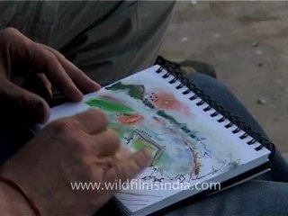 1384.Little girl singing, Pushkar.mov