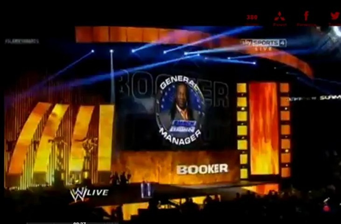 Regreso de , Tommy Dreamer , Boogeyman ,HHH #Raw slammy awards 2012