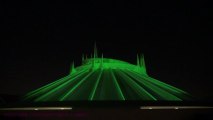 Space Mountain Dome Animations (HD) Halloween Time Disneyland California