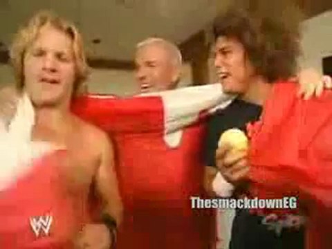 WWE RAW 2005 Chris Jericho , Carlito , Eric Bichsoff become Canadian