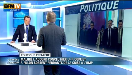 L’accord Copé Fillon conclut hier ne conduira pas forcément à une sortie de crise