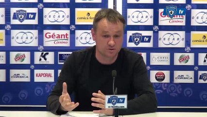 SC Bastia : Le point presse du 18 décembre 2012