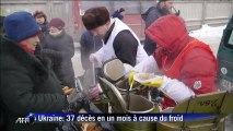 37 décès à cause du froid en un mois en Ukraine