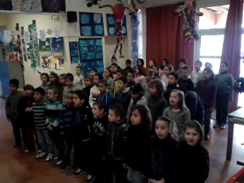 Chant de Noel, classes de Mme Hakenholz et Mme Bordelais