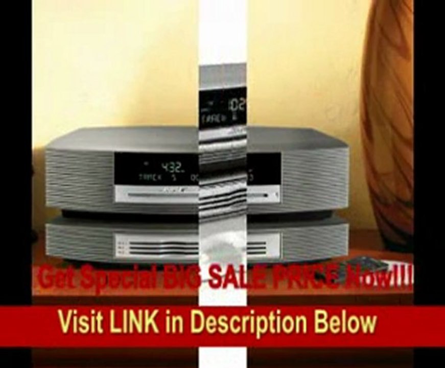 Bose® Wave® Music System with Multi-CD Changer -- Titanium Silver