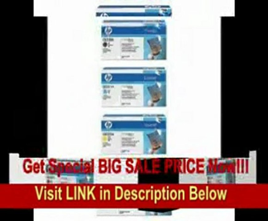 HP Toner Cartridge Value Pack for Color Laserjet CP3525 Series