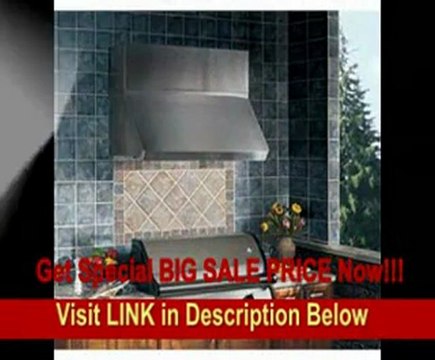 54 Outdoor Wall Mount Canopy Range Hood Range Hood with Multiple Internal/In-Line/Ext... Blower Options Variable Speed Rotary Control Halogen Lamps: Stainless