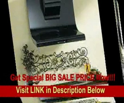 36 Wall Mount Chimney Hood with Multiple Exterior/In-Line Blower Options 4-Speed Push Button Control Blue LCD Display 4 Halogen Lamps and Dishwasher Safe Mesh Filters in