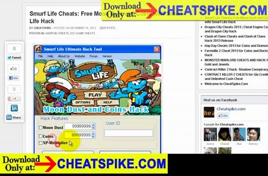 Smurf Life Hacks 2013 No rooting - V1.02 Smurf Life Coins Cheat