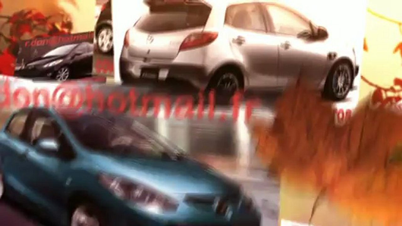 Mazda 2, Mazda 2, essai video Mazda 2, covering Mazda 2, Mazda 2 peinture noir mat