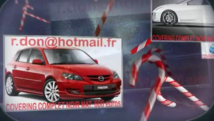 Mazda 3, Mazda 3, essai video Mazda 3, covering Mazda 3, Mazda 3 peinture noir mat