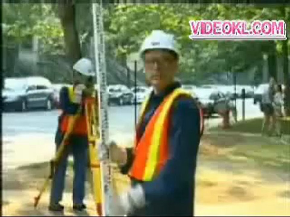 Sexy Surveyor Prank man