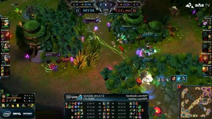 Groupe B IEM Cologne 2012 MYM vs. CLG.eu
