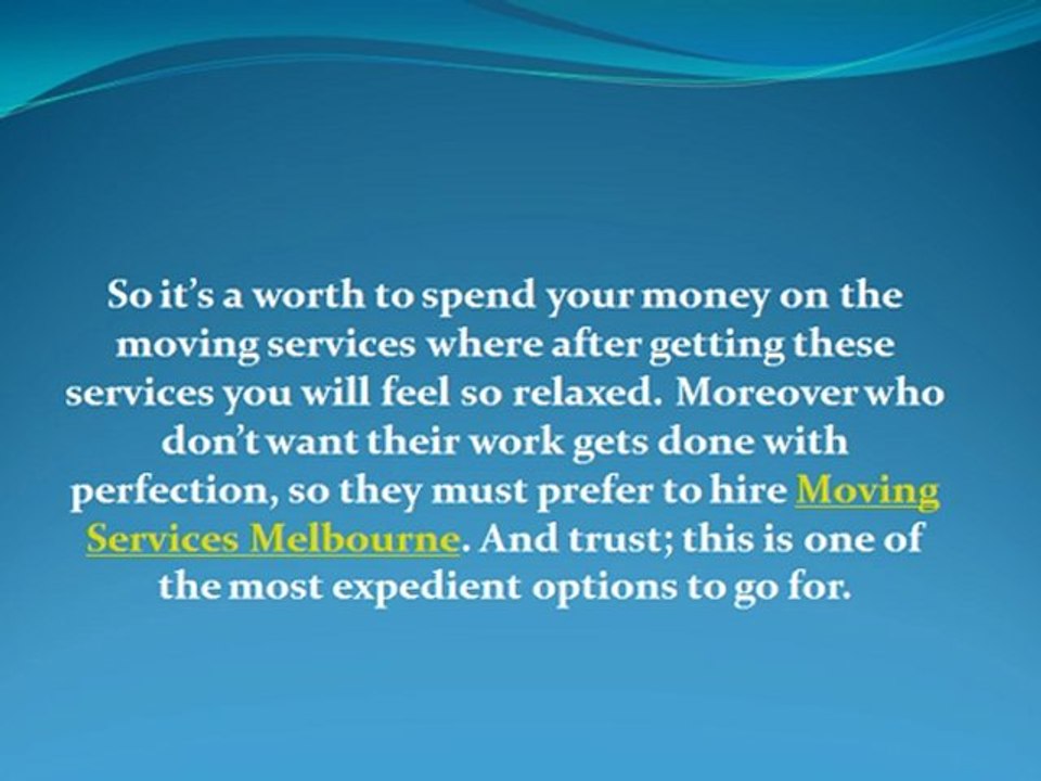 Worth to Spend Money on Moving Services