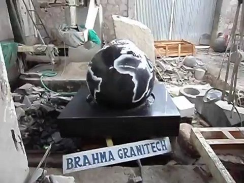 polished granite balls