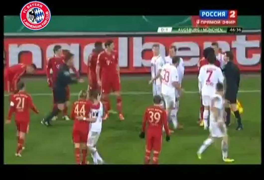 DFB pokal.Augsburg - Bayern 0:2