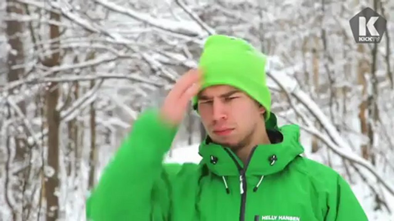 Walking Showboat Lassi Hurskainen returns with some new trick shots in the snow _ 101GG Football news