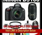 Nikon D5100 16.2 MP Digital SLR Camera & 18-55mm G VR DX AF-S Zoom Lens with 55-300mm VR Lens   16GB Card   Backpack   (2) Filters   Cleaning & Accessory Kit