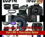 Canon EOS Rebel T4i 18 MP CMOS APS-C Digital SLR Camera with 3.0-Inch LCD and EF-S 18-55mm f/3.5-5.6 IS Lens & Canon 55-250 IS (2 Lens Kit!!!!)   32GB Memory  2 Extra Batteries   Charger   3 Piece Filter Kit   UV Filter   Full Size Tripod   Case  Accessor