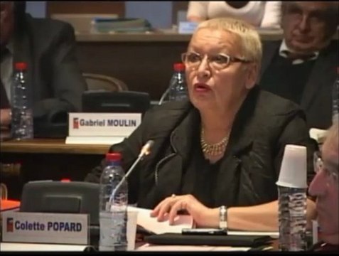 Colette POPARD sur le logement. Session de décembre 2012.