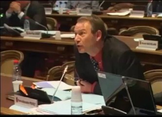 Pierre-Alexandre PRIVOLT et Pierre POILLOT sur l'alimentation en eau potable et l'assainissement. Session de décembre 2012