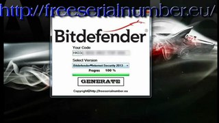 Bitdefender 2013 keygen free download