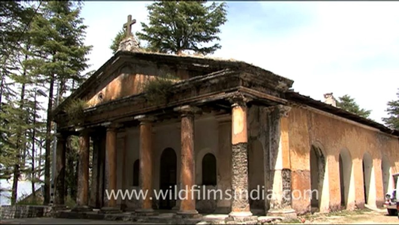 1782.Church above Landour Villa, near ITM.mov