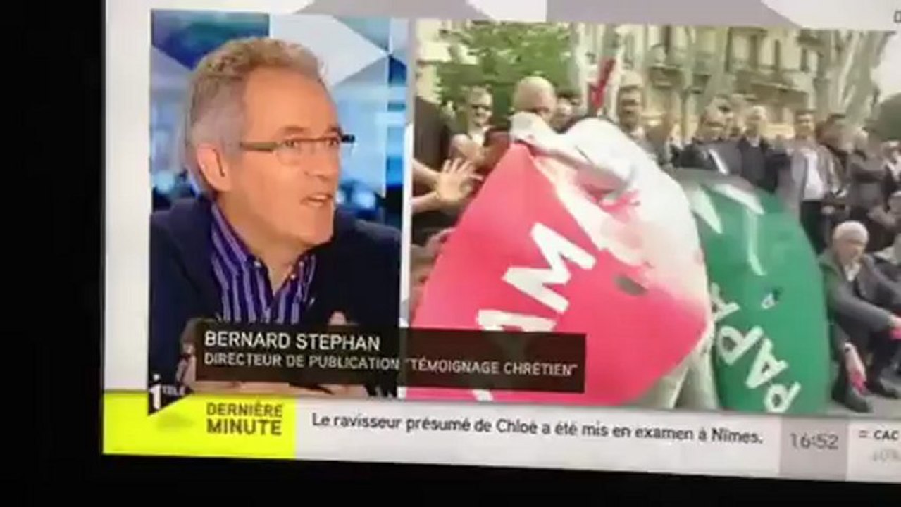 Bernard Stephan invité d'I/Télé le