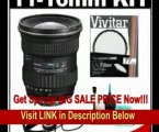 Tokina 11-16mm f/2.8 AT-X Pro DX Zoom Digital Lens   UV Filter   Cleaning Kit for Canon Rebel XS, XSi, T1i, T2i, EOS 50D, 60D, 7D Digital SLR Cameras