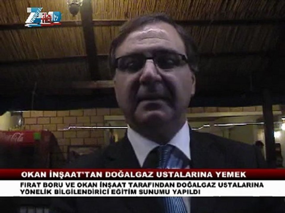 Okan ticaretten doğalgaz ustalarına yemek