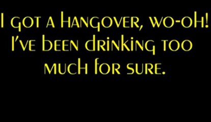 Taio Cruz - Hangover Lyrics_youtube_original