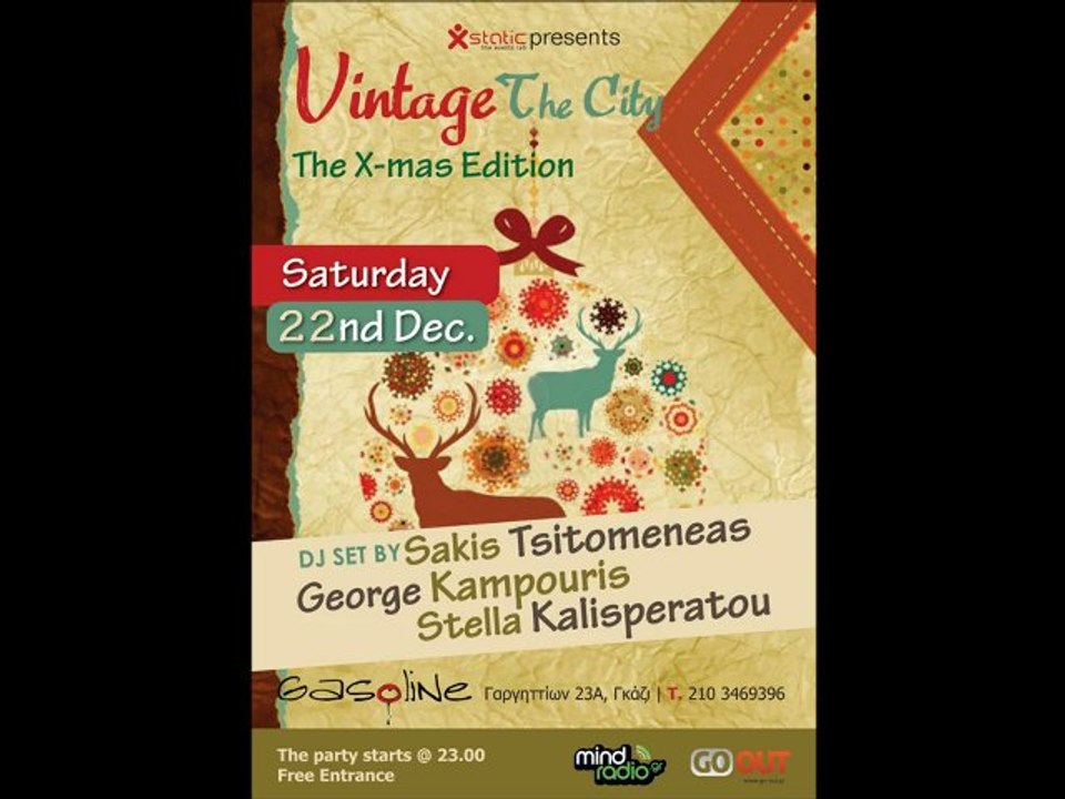 Vintage The City - The Christmas edition @GASOLINE