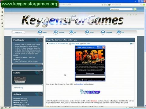 Rage The Scorchers Download License Codes