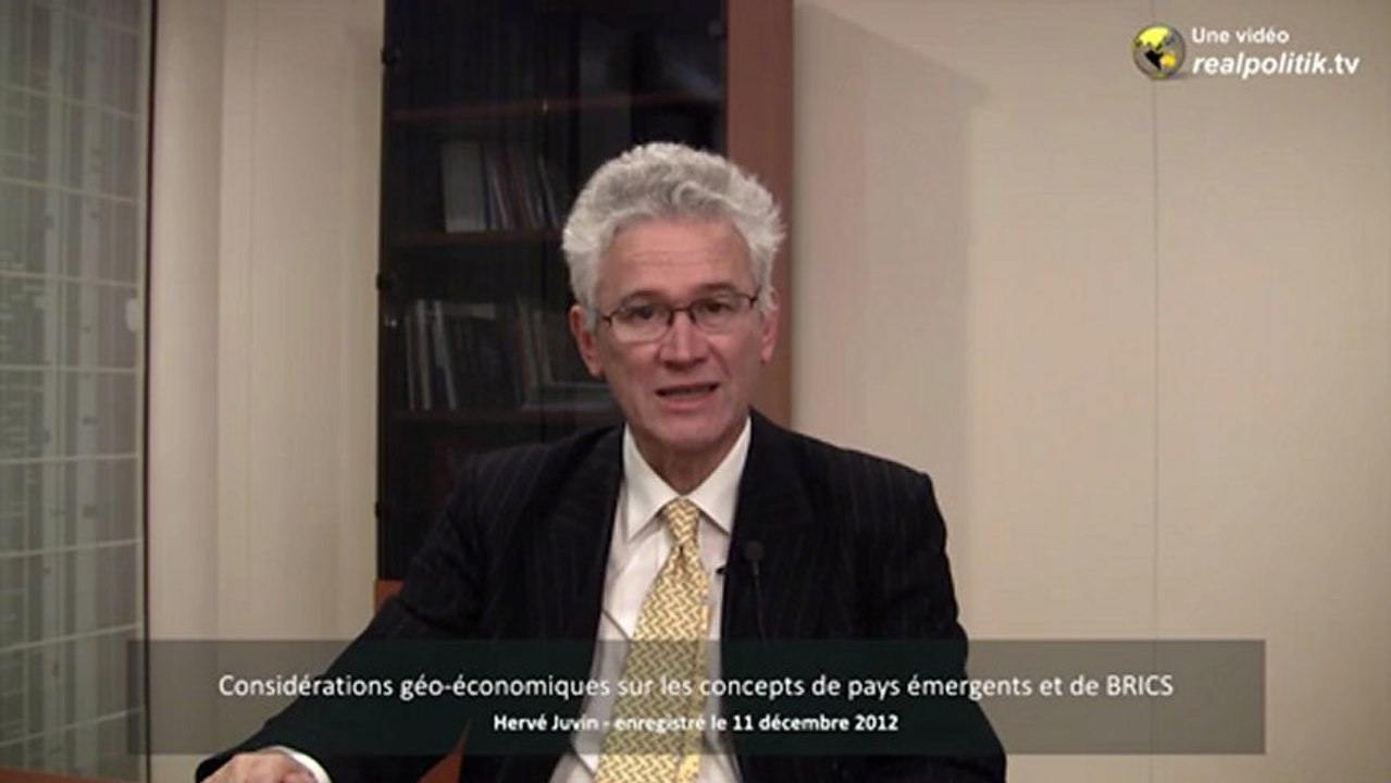 Considérations géo-économiques sur les concepts de pays émergents et de BRICS