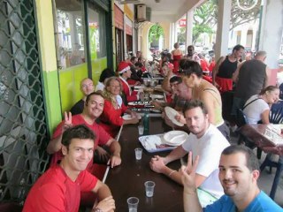 Balade des pères Noël 2012 Asphalte Tropic