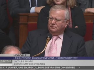 Les Questions au Gouvernement : Séance du mercredi 19 décembre 2012