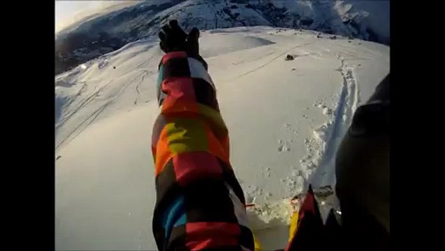 Freeride session Les arcs GOPRO HD