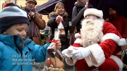 La caméra en balade - Marché de Noël au quartier de Rive (19.12.2012)