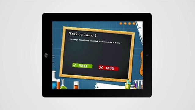 Expériences amusantes pour enfant sur iPad - Okiwibook