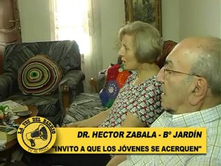 La voz del barrio; vecino del Barrio Jardín