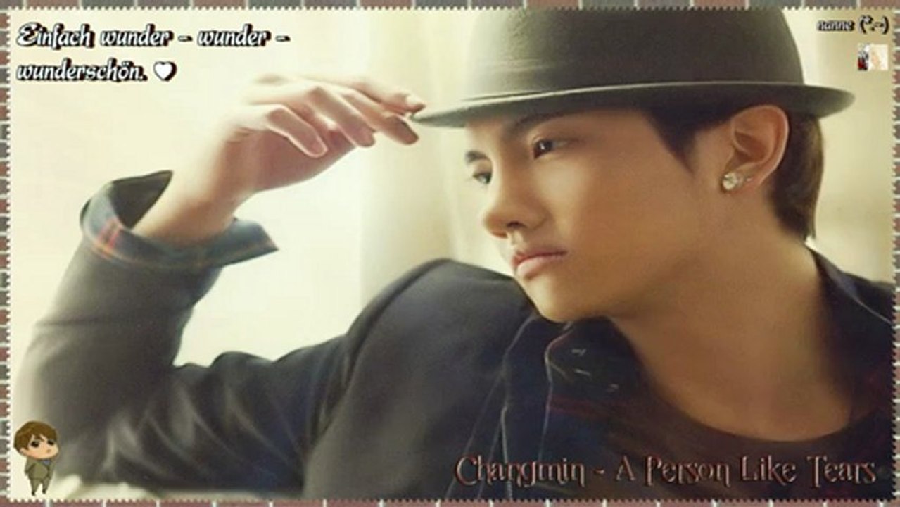 Changmin - A Person Like Tears k-pop [german sub]
