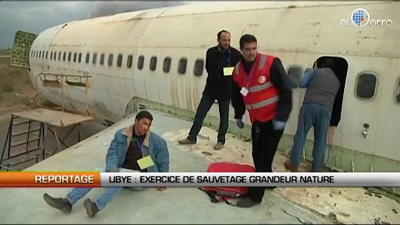 Libye: Exercice de sauvetage grandeur nature