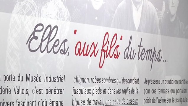 Edith Molet Oghia : Elles, 'aux fils du temps - reportage TV / LCN - Musée Industriel de la Corderie Vallois Notre Dame de Bondeville ( EMO)
