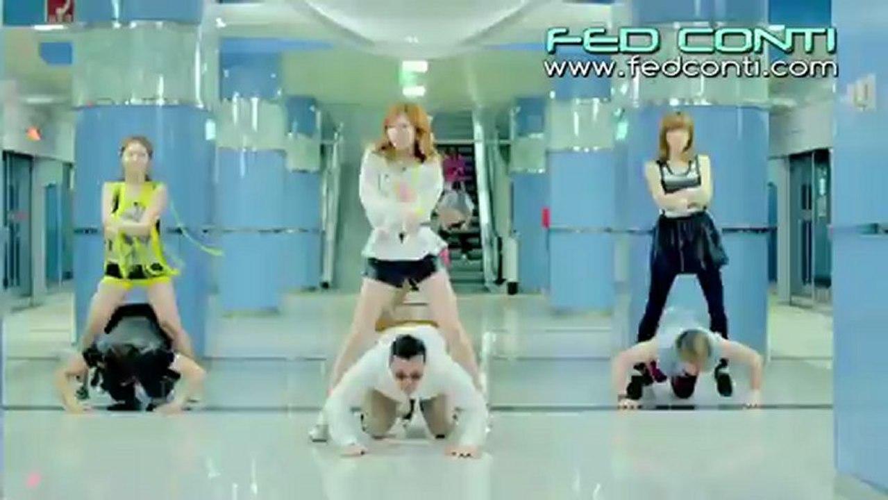 Gangnam Style - Psy VS Fed Conti (강남스타일) drum & bass drumstep mashup (HD Music Video)