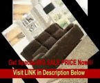 Homelegance Snyder Double Reclining Sofa in Coffee Microfiber