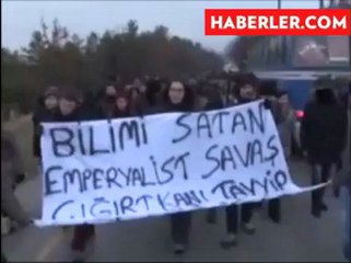 ODTÜ'de TAYYİP'E PROTESTO