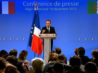 Conférence de presse du Président de la République à Alger